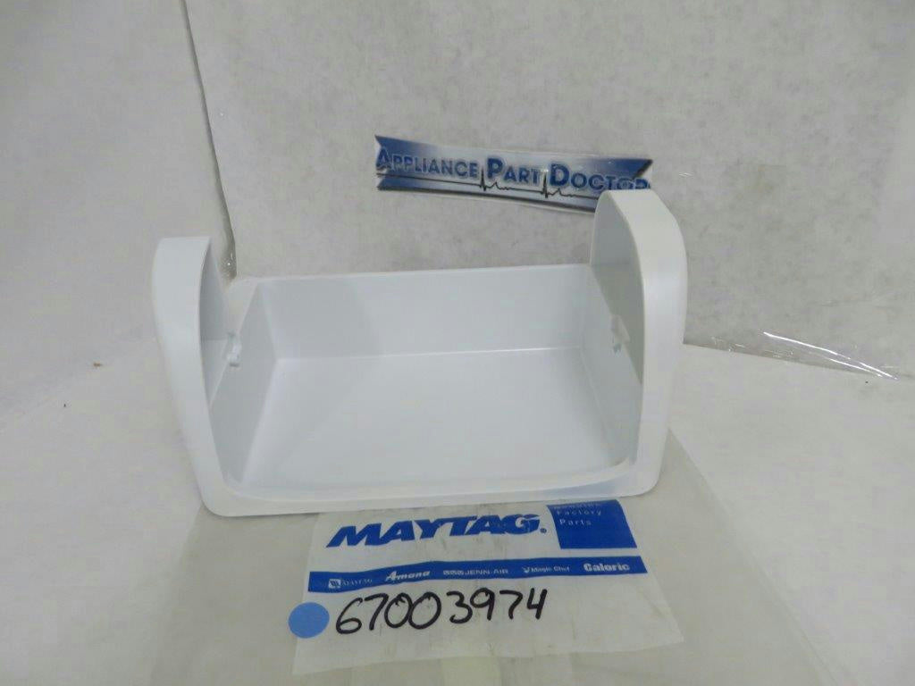 MAYTAG WHIRLPOOL REFRIGERATOR 67003974 DAIRY TRAY NEW MAYTAG WHIRLPOOL REFRIGERATOR 67003974 DAIRY TRAY NEW